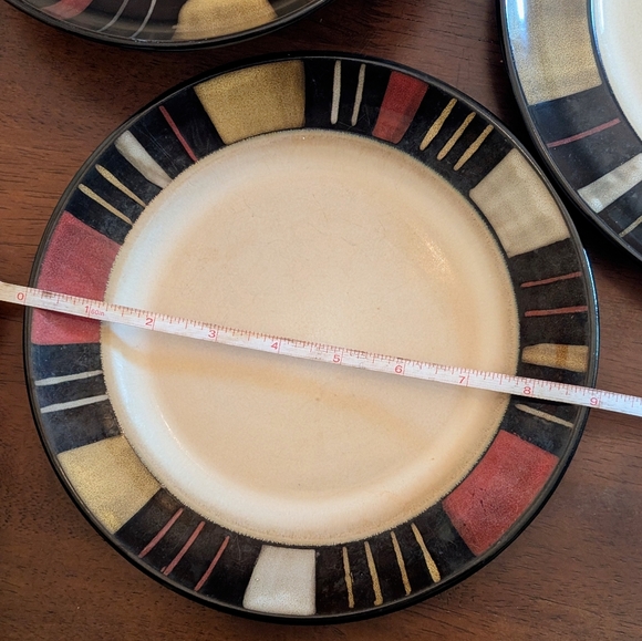 1 place setting Vtg Mikasa includes 1 dinner plate, 1 salad plate, 1 bowl - Picture 4 of 7